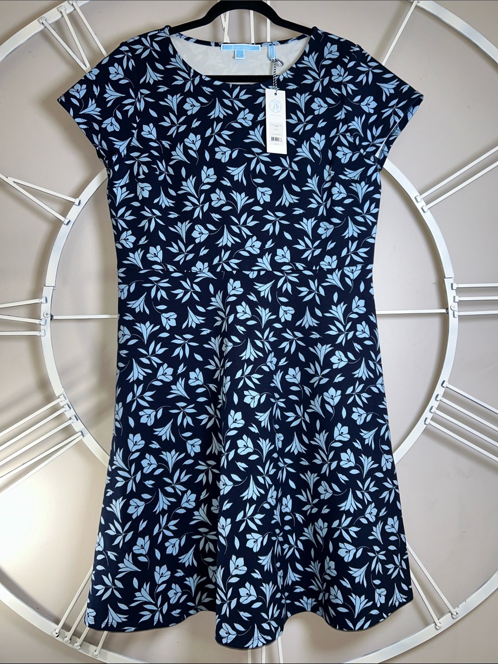 NWT Draper James Floral Ponte A-Line Dress